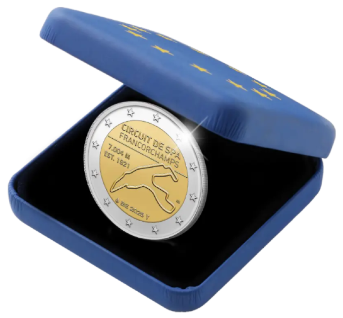 Belgique 2 euros proof 2025 - Circuit de Spa-Francorchamps