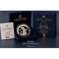 Belgique 2 euros proof 2026 - L'Institut Géographique National (ING)