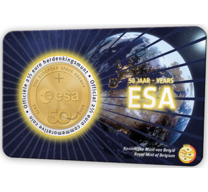 Belgique 2,5 euro BU 2025 - 50 ans de l'Agence spatiale européenne - NL