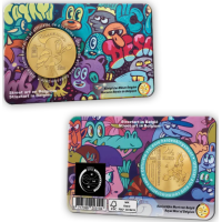 Belgique 2,5 euro BU 2025 - Le street art en Belgique - NL+FR