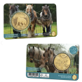 Belgique 2,5 euro BU 2026 - le cheval de trait belge - NL+FR