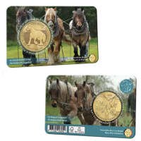 Belgique 2,5 euro BU 2026 - le cheval de trait belge - NL+FR