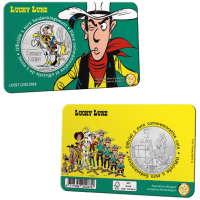 Belgique 5 euros BU 2024 - Lucky Luke - Couleur