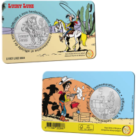 Belgique 5 euros BU 2024 - Lucky Luke - Relief