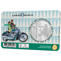 Belgique 5 euros BU 2025 - Largo Winch - Couleur