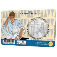 Belgique 5 euros BU 2025 - Largo Winch - Relief