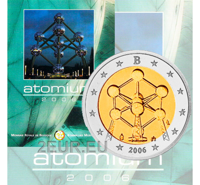 Belgique 2 euros BU 2006 - Atomium à Bruxelles 