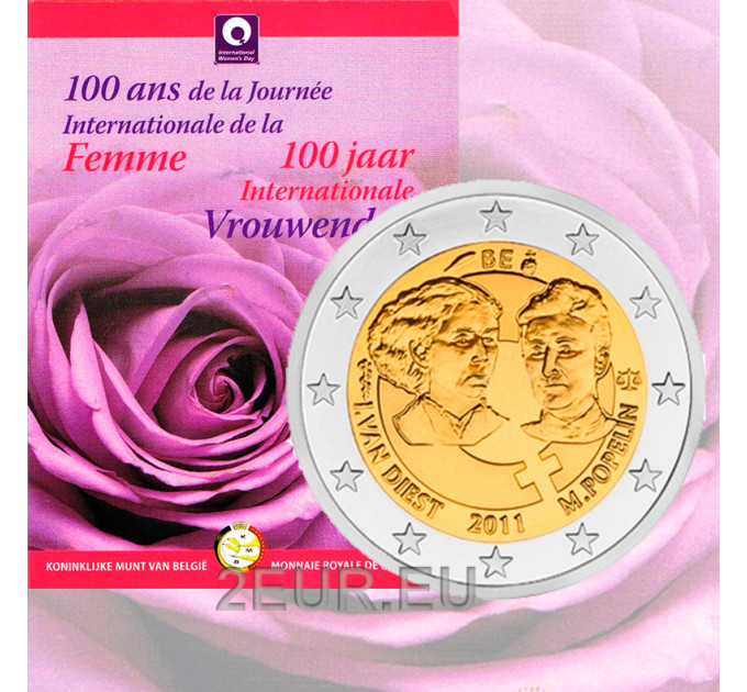 Belgique 2 euros BU 2011 - Journée internationale de la femme 