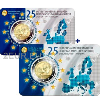 Belgique 2 euros BU 2019 - 25e anniversaire de l'Institut monétaire européen - NL+FR 
