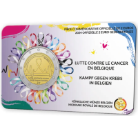 Belgique 2 euros BU 2024 - Lutte contre le cancer - FR
