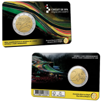 Belgique 2 euros BU 2025 - Circuit de Spa-Francorchamps - FR + NL