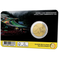 Belgique 2 euros BU 2025 - Circuit de Spa-Francorchamps - FR