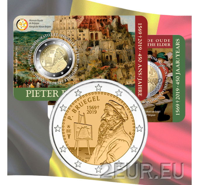 Belgique 2 euros BU 2019 - 450e anniversaire de la mort de Pieter Bruegel l'Ancien - FR