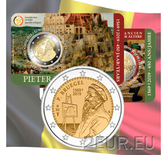 Belgique 2 euros BU 2019 - 450e anniversaire de la mort de Pieter Bruegel l'Ancien - NL 