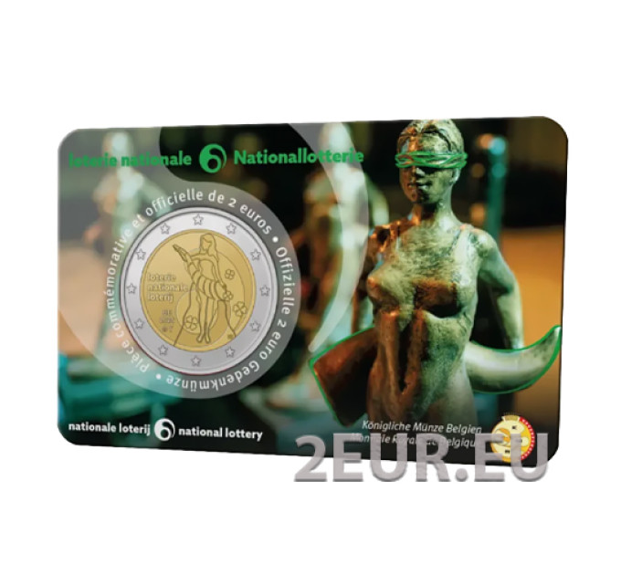 Belgique 2 euros BU 2025 - Loterie Nationale de Belgique - FR