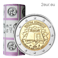 BELGIQUE 2 ROULEAU EURO 2007 - TRAITÉ DE ROME BELGIQUE 2 ROULEAU EURO 2007 - TRAITÉ DE ROME