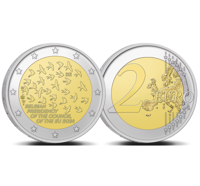 Belgique 2 euros UNC 2024 - Présidence de l'UE