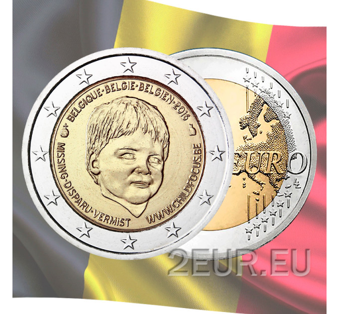 Belgique 2 euro UNC 2016 - Focus sur l'enfant 