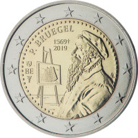 Belgique 2 euro UNC 2019 - 450e anniversaire de la mort de Pieter Bruegel l'Ancien 