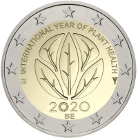 Belgique 2 euro UNC 2020 - Année internationale de la santé des végétaux 