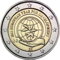 Belgique 2 euro UNC 2015 - Année européenne du développement 