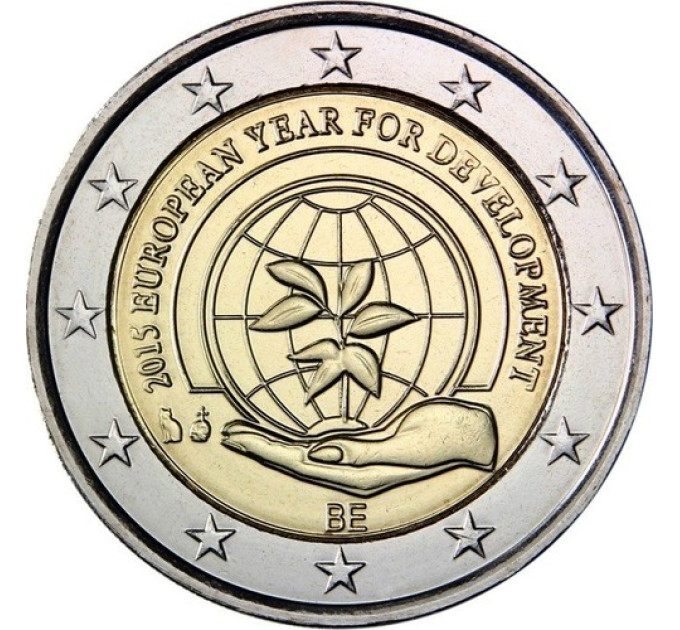 Belgique 2 euro UNC 2015 - Année européenne du développement 