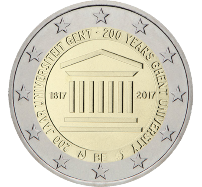 Belgique 2 euro UNC 2017-2 - 200 ans de l'Université de Gand 