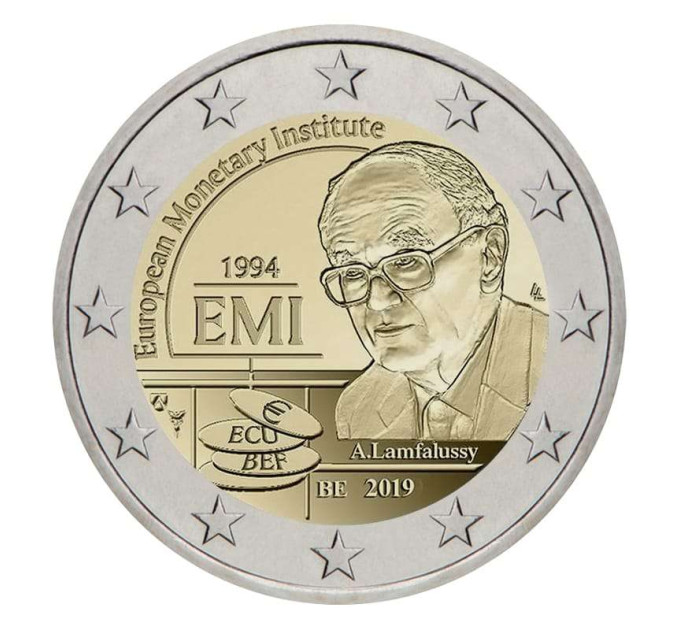 Belgique 2 euro UNC 2019 - 25e anniversaire de l'Institut monétaire européen 