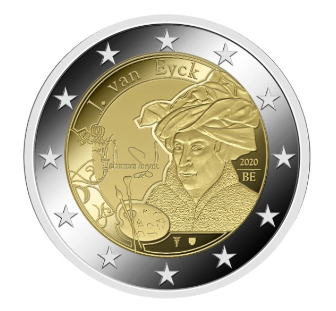 Belgique 2 euro UNC 2020 - Jan van Eyck 