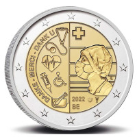 Belgique 2 euros UNC 2022 - Soins de santé pendant la covid-pandémie 