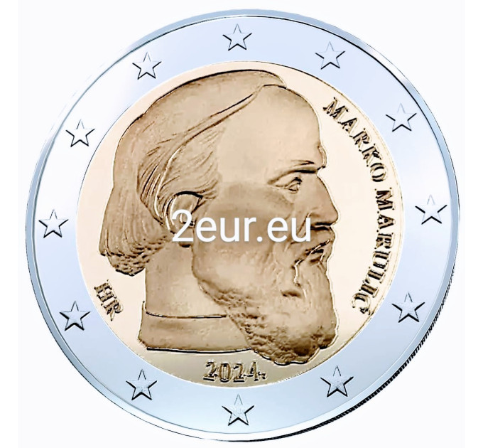 Croatie 2 euros UNC 2024 - Marko Marulić