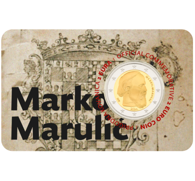 Croatie 2 euros BU 2024 - Marko Marulić