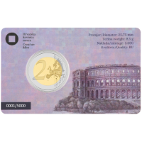 Croatie 2 euros BU 2025 - Ville de Pula – Arène