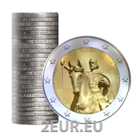 Croatie 2 ROULEAU EURO 2025 - 1100e anniversaire du royaume croate et du couronnement du roi Tomislav