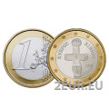 Chypre 1 euros UNC 2019