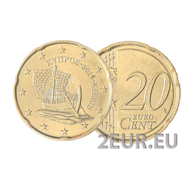 Chypre 20 centimes UNC 2014