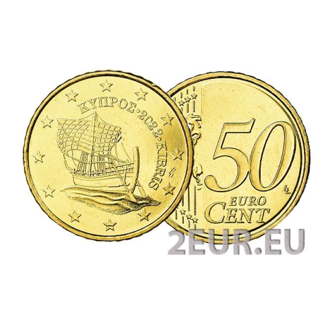 Chypre 50 centimes UNC 2022