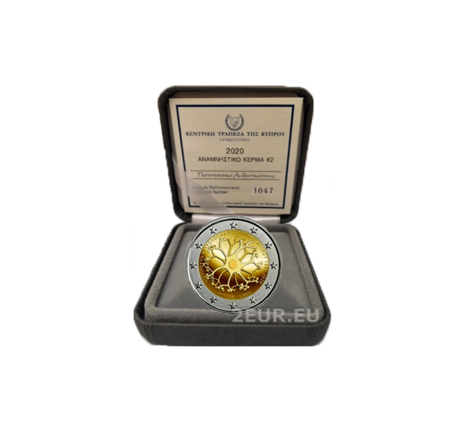 Chypre 2 euros proof 2020 - 30 ans d'Institut de Neurologie et de Génétique