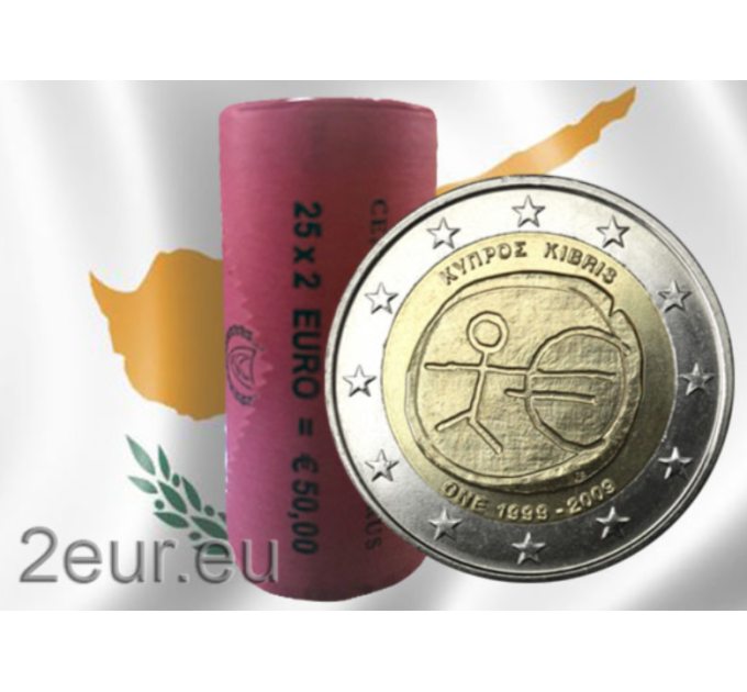 CHYPRE 2 ROULEAU EURO 2009 - UEM