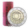 CHYPRE 2 ROULEAU EURO 2015 - 30e anniversaire du drapeau de l'UE