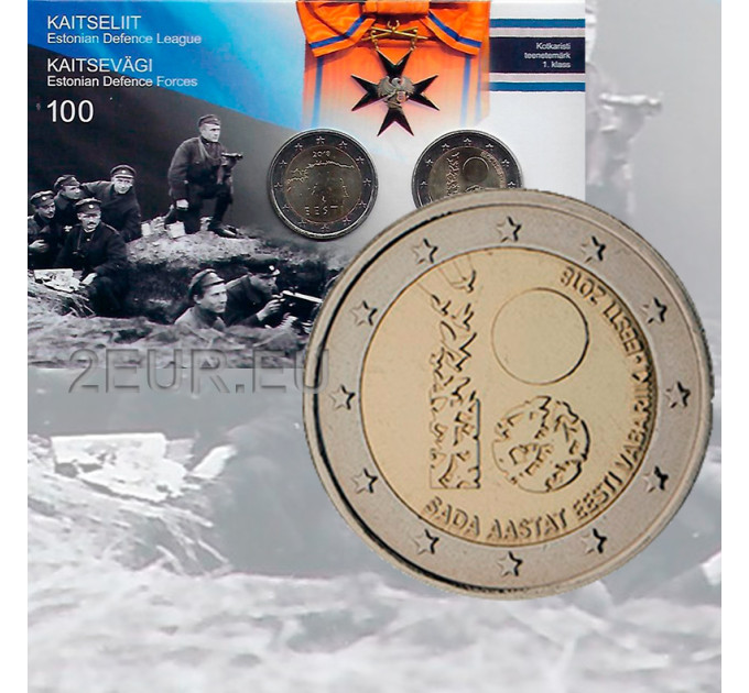 Estonie 2 euros BU 2018 - Guerre d'Indépendance 1918-1920 