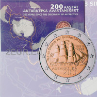 Estonie 2 euros BU 2020 - 200e anniversaire de la découverte de l'Antarctique