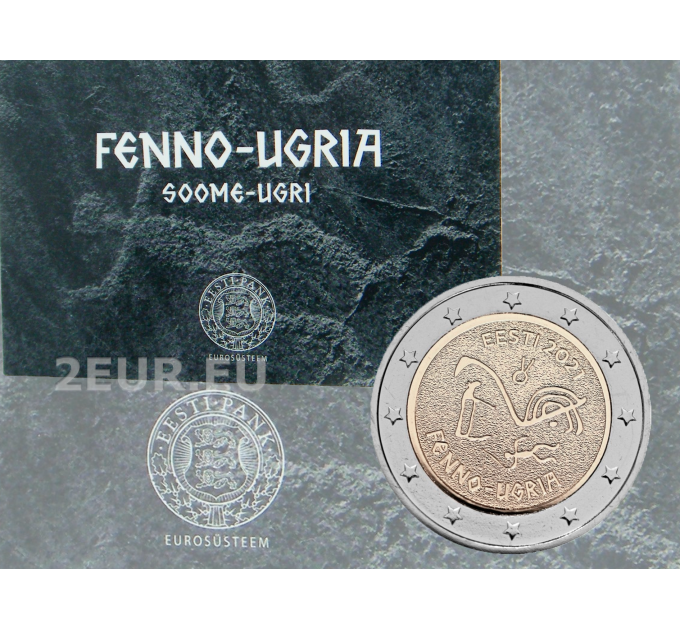 Estonie 2 euros BU 2021 - Peuples finno-ougriens 