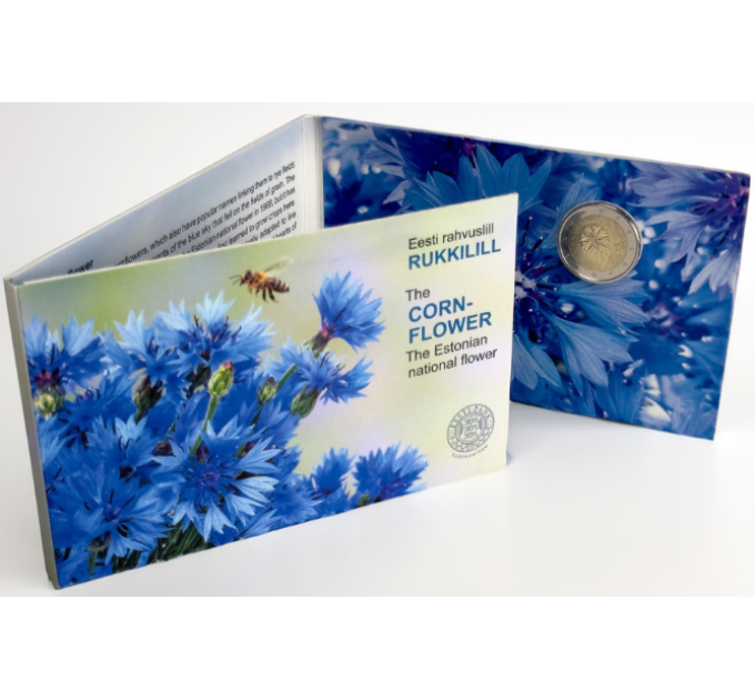 Estonie 2 euros BU 2024 - Bleuet