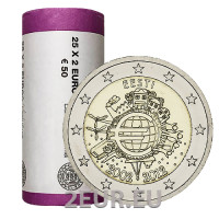 ESTONIE 2 ROULEAU EURO 2012 - DIX ANS D'EURO