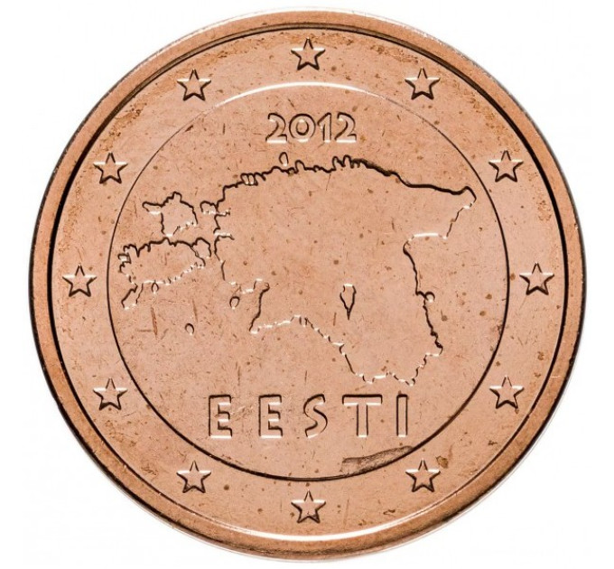 Estonie 2 Cent UNC 2012