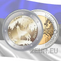 Estonie 2 euros UNC 2021/2 - animal national - loup