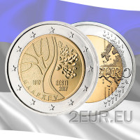 Estonie 2 euros UNC 2017 - Le chemin de l'indépendance de l'Estonie