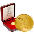 Estonie 100 Kroon Pièce d'or BE 2010 - LE PEUPLE ESTONIEN