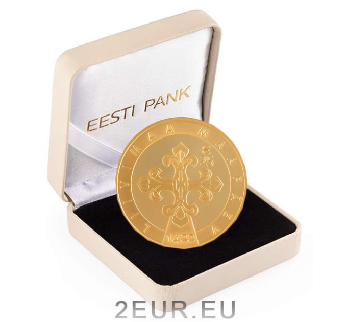 Estonie Pièce de 25 euros en or BE 2023 - Jour de la Terre Liivimaa